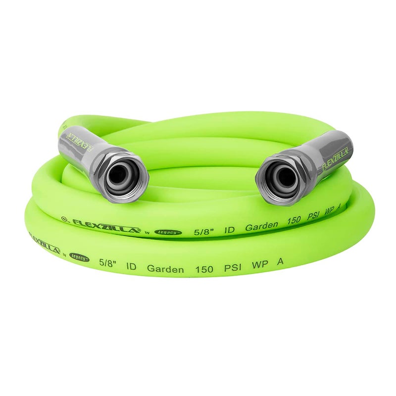 Flexzilla Garden Lead-in Hose  5/8"" x 10'  Female/Female 3/4"" - 11 1/2 GHT Fittings - Image 1